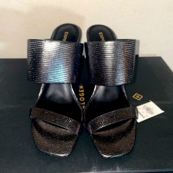 Express Gunmetal Heels - Picture 5 of 6